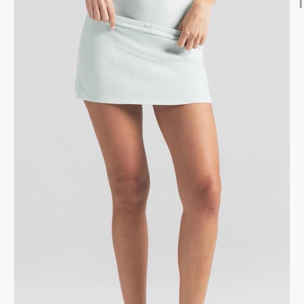 Skims Drop Needle Pointelle Miniskirt [COPY]